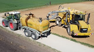 Lohnunternehmen Elwinger  mit Challenger terra gator 2104 beim Gülle fahren 2021