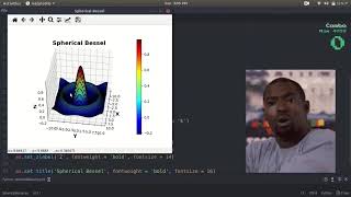 Plot the spherical Bessel in Python #Shorts