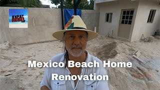 Solar Panels Structure Completed - Mexico Beach Home Renovation