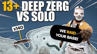 WHEN a 13+ DEEP ZERG RAIDS a SOLO VETERAN | Solo Rust (4 of 4)