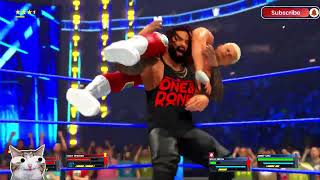 Roman Reigns and Cody Rhodes vs Solo Sikoa, Jimmy Uso WWE Championship Full Match Highlights