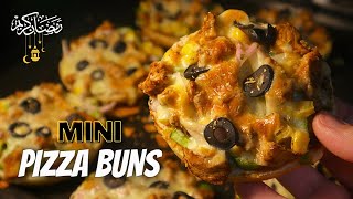 Quick and Easy Mini Buns Pizza l Pizza Buns Recipe l Easy Ramadan Recipes l Ramadan Diaries 🍕