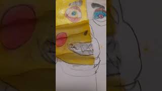 Drawing Chica part 3 toy (fnaf)🥶😱