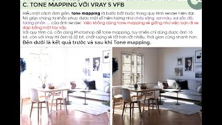 V-ray 5 Sketchup - TONE MAPPING là gì? Ý nghĩa các Layer trong VFB vray 5.