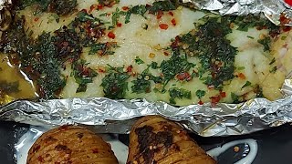 Delcious Lemon And Herbs Baked Fish by Chef Haroon