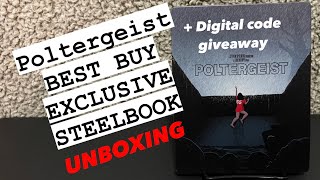 POLTERGEIST 4K STEELBOOK UNWRAPPING/UNBOXING AND A DIGITAL CODE GIVEAWAY!