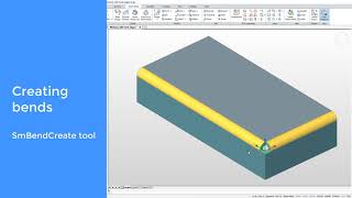 Wie man Kanten und Flanschen aus Volumenkörper erstellt - BricsCAD Mechanical