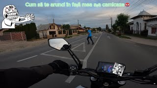 Sa aruncat în fața motocicletei🤦‍♂️ Ep3