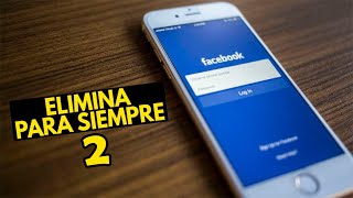 Como ELIMINAR mi Cuenta de Facebook desde mi Celular (ANDROID/IPHONE) 2024 | Parte 2