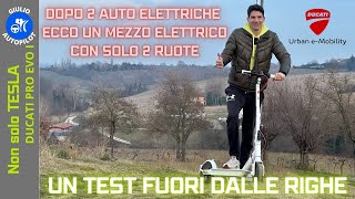 Altro veicolo elettrico in famiglia: DUCATI PRO EVO I - Un TEST spericolato di questo Monopattino