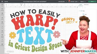 How to Warp Text in Cricut Design Space | NEW Feature!!