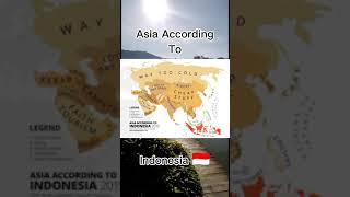 Asia According to Indonesian #shorts