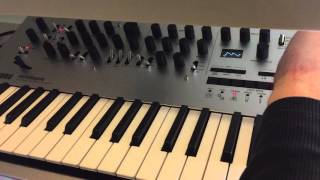 Korg Minilogue Hoover sound (Juno 1) demo