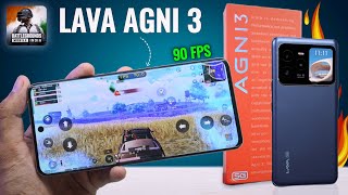 Lava Agni 3 Bgmi Test | graphics Gyro settings | Lava Agni 3 Battery Drain | Best Phone Under 20000