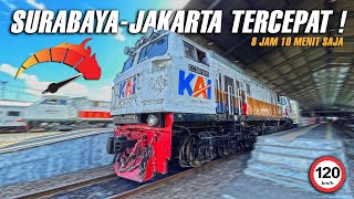 KERETA API TERNYAMAN & TERCEPAT DARI SURABAYA KE JAKARTA !! TRIP KA 1 ARGO BROMO ANGGREK PAGI