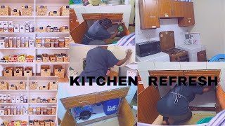 kitchen Refresh and Reset\Clean and organize with me\homemaking motivation\cleaning motivation