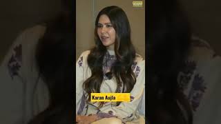 Sonam bajwa talking about karan aujla