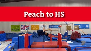 How to learn Peach Basket  to HS : Level 1 to Level 5【Gymnastics training idea】