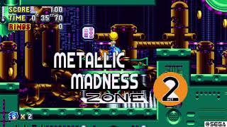 Sonic Mania - Metallic Madness Zone Act 2 Special Stage Rings