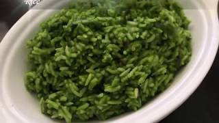 palak rice