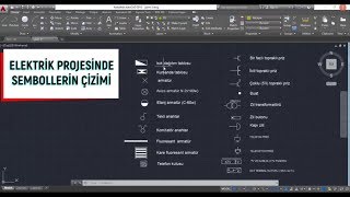 ELEKTRİK PROJESİNDEKİ SEMBOLLERİN AUTOCAD İLE ÇİZİM DERSİ ( DRAWING OF ELECTRIC SYMBOLS)