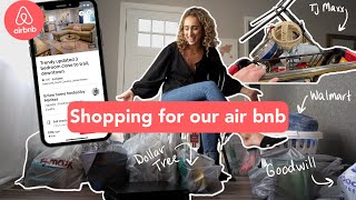 Prepping for our first AirBnB guests! [Shopping for essentials, welcome basket, & more!]