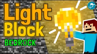 How To GET and Use Light Blocks in BEDROCK Minecraft