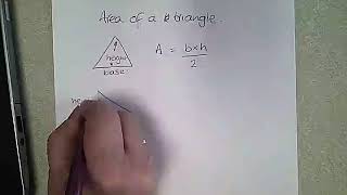 Area of a Triangle