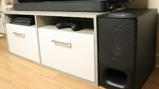 Sony HT-S350 Soundbar - Unboxing + Quick Sound Test!