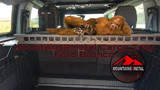 6th Gen Ford Bronco Receives Mountains2Metal rear Cargo tray With fold up top!!!!!