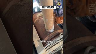 Test welder sambung muffler