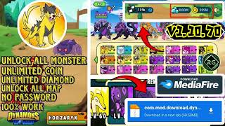 latest version Mod APK V1.10.70||Dynamons World Mod apk || free shopping