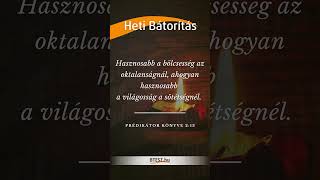 Heti Bátorítás - BTESZ.HU