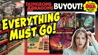 Dungeons & Dragons Hits the Discount Bin! How Does Hasbro Make Money This Way? We Explain!