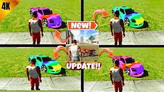 NEW UPDATE CAR CAN CHANGING THE ALL COLORS JUST IN A SECONDS IN INDIAN BIKE DRIVING 3D OF 2024 NEW