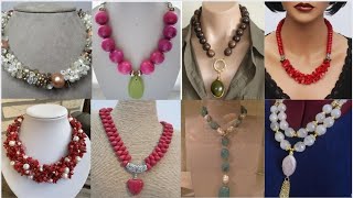 necklace designs|| beautiful necklace designs💖|| pearls necklace design