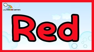 Learn the color red - The color red for kids