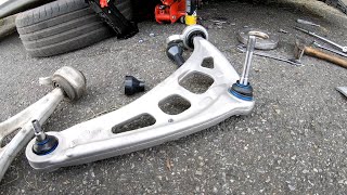 BMW 320D E46 front arms and anti roll replacement