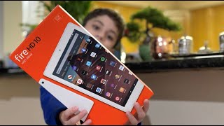 amazon Fire HD 10 Tablet ارخص لوحي ممتاز و رائع