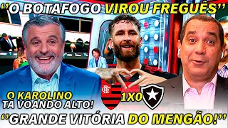 ZINHO E PASCOAL LARGAM O AÇO: ''O BOTAFOGO VIROU FREGUÊS DO FLAMENGO! O LEO PEREIRA TÁ VOANDO ALTO!'