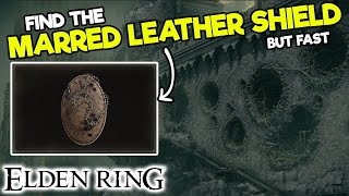 How to get the MARRED LEATHER SHIELD in Elden Ring - Map Location - Find Rare Weapons Fast