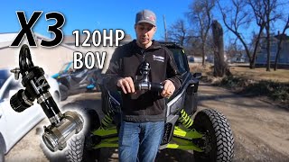 120HP Can Am X3 Blow Off Valve Kit Is HERE & LOUD! ALL THE TURBSKI NOISES!