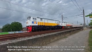 Motoride Hunting KA Sri Tanjung Double Traksi CC206+CC203