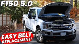 F150 5.0 Belt Replacement with Diagrams! DIY