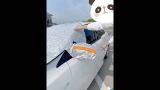 Car Snow Protection and Waterproof Sunshade#حماية السيارة من الثلوج ومظلة الشمس المقاومة للماء