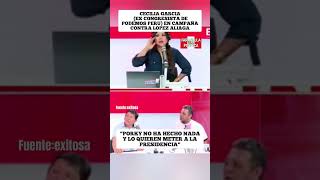 Cecilia García arremete contra Lopez Aliaga "porky no ha hecho nada y quiere ser presidente"