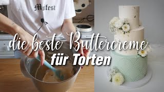 😊amerikanische Buttercreme Rezept - Buttercreme zum einstreichen