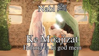 Bibi halima Sadiya ki goad Mein Huzoor saw kay Moojizat | Deeni waraq