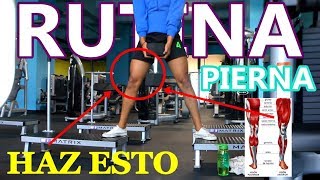 ¿ NO TE CRECEN LAS PIERNAS ? --- HAZ ESTO-- RUTINA FRECUENCIA II DIA 3