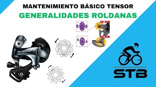 ¿Cómo instalar roldanas? - Mantenimiento básico tensor / desviador trasero